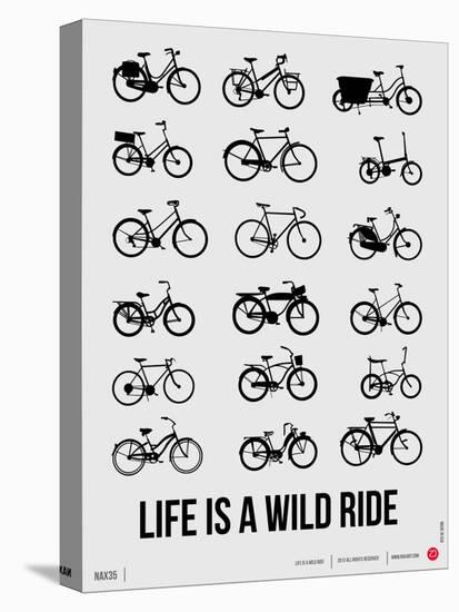 Life is a Wild Ride Poster I-NaxArt-Stretched Canvas