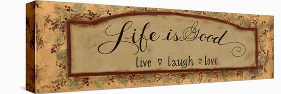 Life Is Good-Pamela Desgrosellier-Stretched Canvas