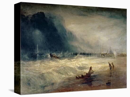 Lifeboat and Manby Apparatus Going off to a Stranded Vessel Making Signal of Distress, circa 1831-J. M. W. Turner-Premier Image Canvas