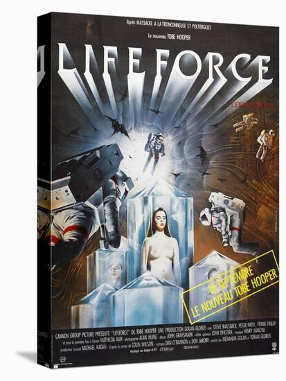 Lifeforce, French poster, 1985. © Cannon Films/courtesy Everett Collection-null-Stretched Canvas