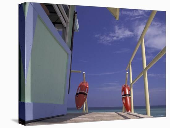 Lifeguard Stand, South Beach, Miami, Florida, USA-Robin Hill-Premier Image Canvas