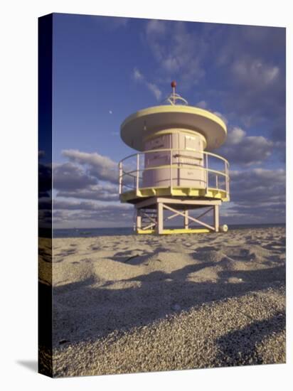 Lifeguard Station on South Beach, Miami, Florida, USA-Robin Hill-Premier Image Canvas