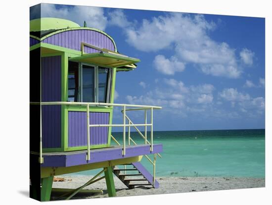 Lifeguard Tower Along South Beach-James Randklev-Premier Image Canvas