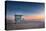 Lifeguard Tower at Venice Beach, California at Sunset.-logoboom-Premier Image Canvas