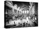 Lifestyle Instant, Grand Central Terminal, Black and White Photography Vintage, Manhattan, NYC, US-Philippe Hugonnard-Premier Image Canvas