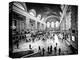 Lifestyle Instant, Grand Central Terminal, Black and White Photography Vintage, Manhattan, NYC, US-Philippe Hugonnard-Premier Image Canvas