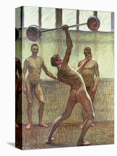 Lifting Weights with One Arm Number 2, 1914-Eugene Jansson-Premier Image Canvas