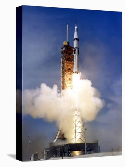 Liftoff of the Saturn IB Launch Vehicle-Stocktrek Images-Premier Image Canvas