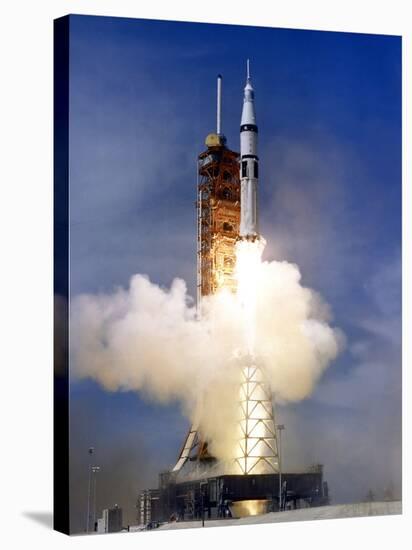 Liftoff of the Saturn IB Launch Vehicle-Stocktrek Images-Premier Image Canvas