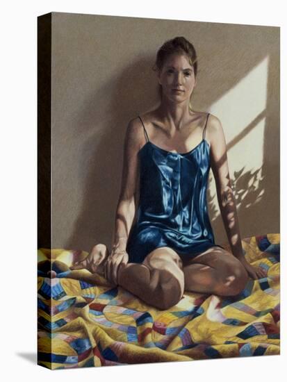 Light and Shadows and a Seated Woman, c.1997-Helen J. Vaughn-Premier Image Canvas