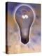 Light Bulb and Dollar Sign-null-Premier Image Canvas