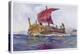 Light Fighting Ship from Classical Greece-Albert Sebille-Stretched Canvas