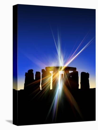 Light Flares At Stonehenge, Artwork-Victor Habbick-Premier Image Canvas