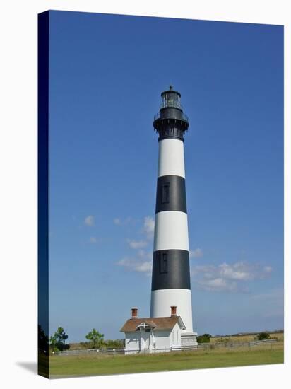 Light House on Bodie Island-Martina Bleichner-Stretched Canvas