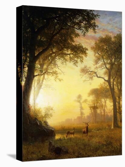 Light in the Forest-Albert Bierstadt-Premier Image Canvas