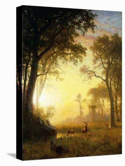 Light in the Forest-Albert Bierstadt-Premier Image Canvas