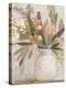 Light Protea Still Life-Julia Purinton-Stretched Canvas