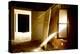 Light Streaming Through Window On Sand Covered House In Kolmanskop Ghost Town-Enrique Lopez-Tapia-Premier Image Canvas