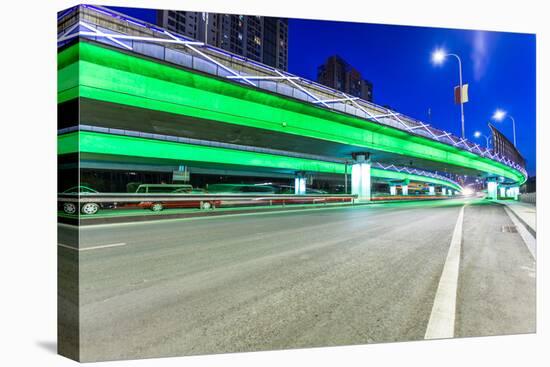 Light Traces on Traffic Junctions at Night-06photo-Premier Image Canvas