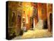 Lighted Alley-Haixia Liu-Stretched Canvas