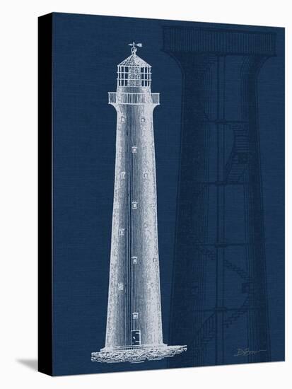 Lighthouse 1-Denise Brown-Stretched Canvas