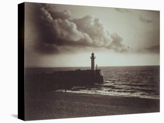 Lighthouse and Jetty, Le Havre-Gustave Le Gray-Premier Image Canvas