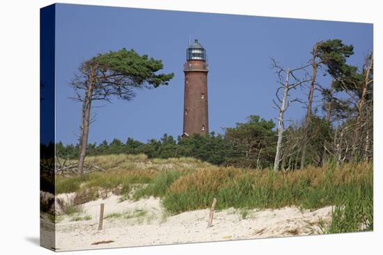 Lighthouse and Windswept Trees - Darsser Ort on the Darss Peninsula-Uwe Steffens-Premier Image Canvas