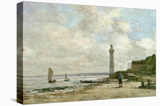 Lighthouse at Honfleur, 1864-66-Eug?ne Boudin-Premier Image Canvas