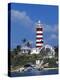 Lighthouse at Hope Town on the Island of Abaco, the Bahamas-William Gray-Premier Image Canvas