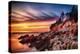 Lighthouse At Sunset, Bass Harbor, Mai-George Oze-Premier Image Canvas