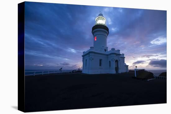 Lighthouse at sunset, Cape Byron Lighthouse, Cape Byron, New South Wales, Australia-Panoramic Images-Premier Image Canvas