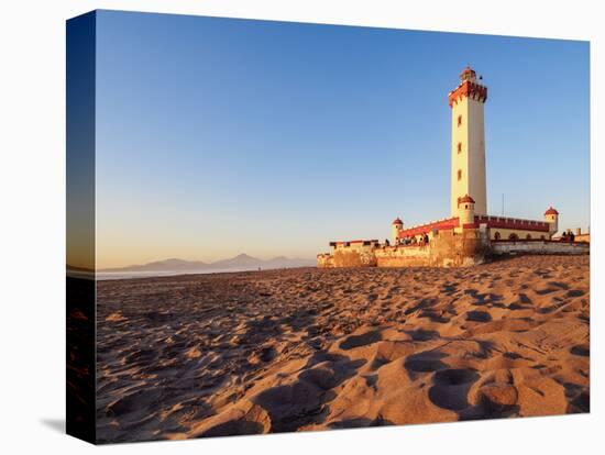 Lighthouse at sunset, La Serena, Coquimbo Region, Chile, South America-Karol Kozlowski-Premier Image Canvas