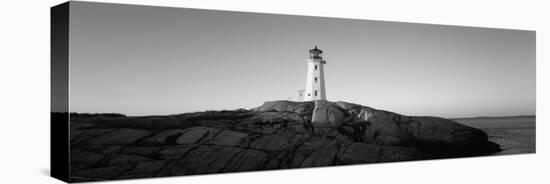 Lighthouse at the Coast, Peggy's Point Lighthouse, Peggy's Cove, Halifax Regional Municipality-null-Stretched Canvas