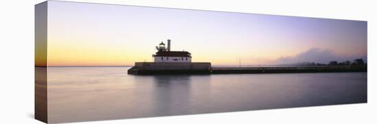 Lighthouse at the Waterfront, Duluth, Minnesota, USA-null-Premier Image Canvas