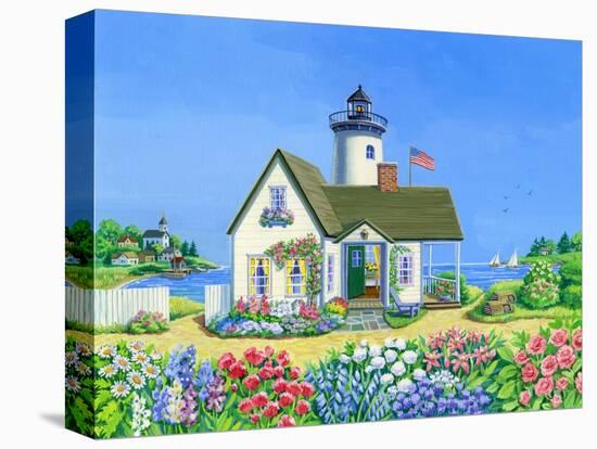 Lighthouse Cottage-Geraldine Aikman-Premier Image Canvas