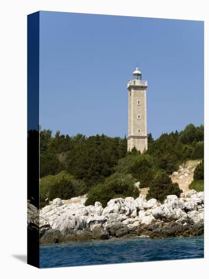 Lighthouse, Fiskardo, Kefalonia (Cephalonia), Ionian Islands, Greek Islands, Greece-R H Productions-Premier Image Canvas
