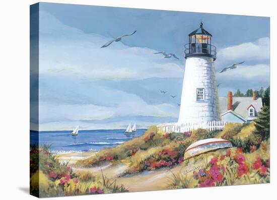 Lighthouse Harbor I-Kathleen Denis-Stretched Canvas