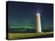 Lighthouse In Iceland With The Northern Lights Swrapping Around-Joe Azure-Premier Image Canvas