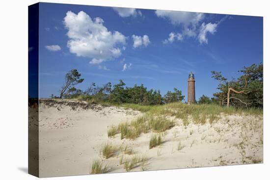 Lighthouse in the Dunes at Darsser Ort Boat on the Darss Peninsula-Uwe Steffens-Premier Image Canvas