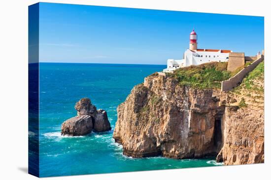 Lighthouse of Cabo Sao Vicente, Sagres, Portugal-topdeq-Premier Image Canvas