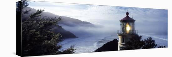 Lighthouse on a Hill, Heceta Head Lighthouse, Heceta Head, Lane County, Oregon, USA-null-Premier Image Canvas