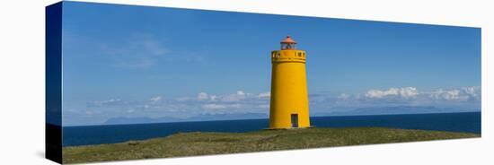 Lighthouse on the Coast, Holmbergsviti Lighthouse, Keflavik, Iceland-null-Premier Image Canvas