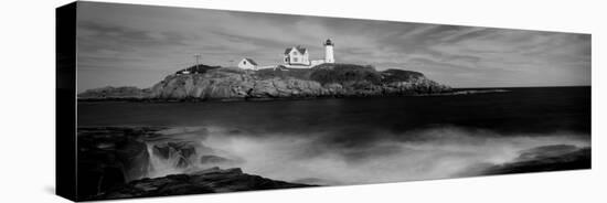 Lighthouse on the Coast, Nubble Lighthouse, York, York County, Maine, USA-null-Premier Image Canvas