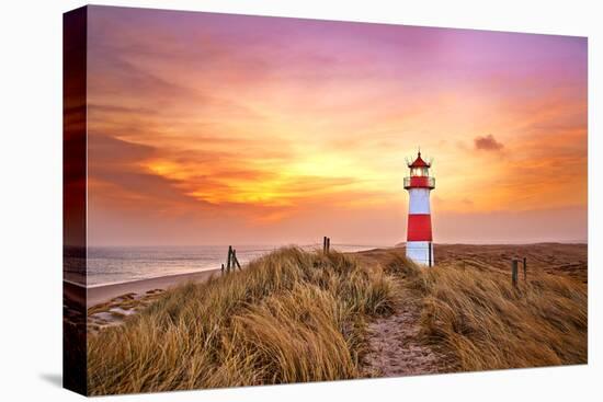 Lighthouse on the Island Sylt, Germany-Ulrich Ladurner-Premier Image Canvas