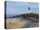 Lighthouse on the Shore-Vivien Rhyan-Stretched Canvas