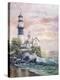 Lighthouse Picture-Carl Valente-Stretched Canvas