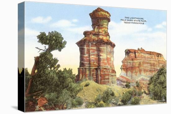 Lighthouse Rock, Palo Duro Park, Texas-null-Stretched Canvas