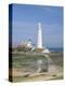 Lighthouse, St. Mary's Island, Whitley Bay, Northumbria (Northumberland), England-Michael Busselle-Premier Image Canvas