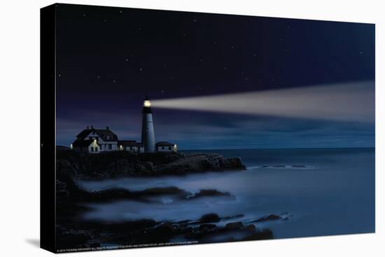 Lighthouse-Thomas Wiewandt-Stretched Canvas