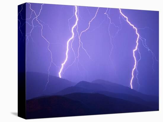 Lightning Bolts-Warren Faidley-Premier Image Canvas